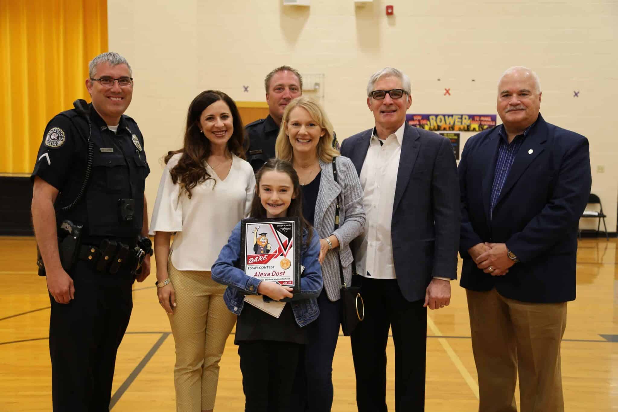 IMG 1234 - D.A.R.E. essay winner, Alexa Dost